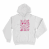 Dec 10 Doodle Art Unisex Hoodie White