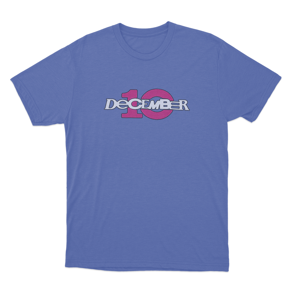 December 10 Logo Unisex T Shirt Blue December 10 Logo Unisex T Shirt Blue