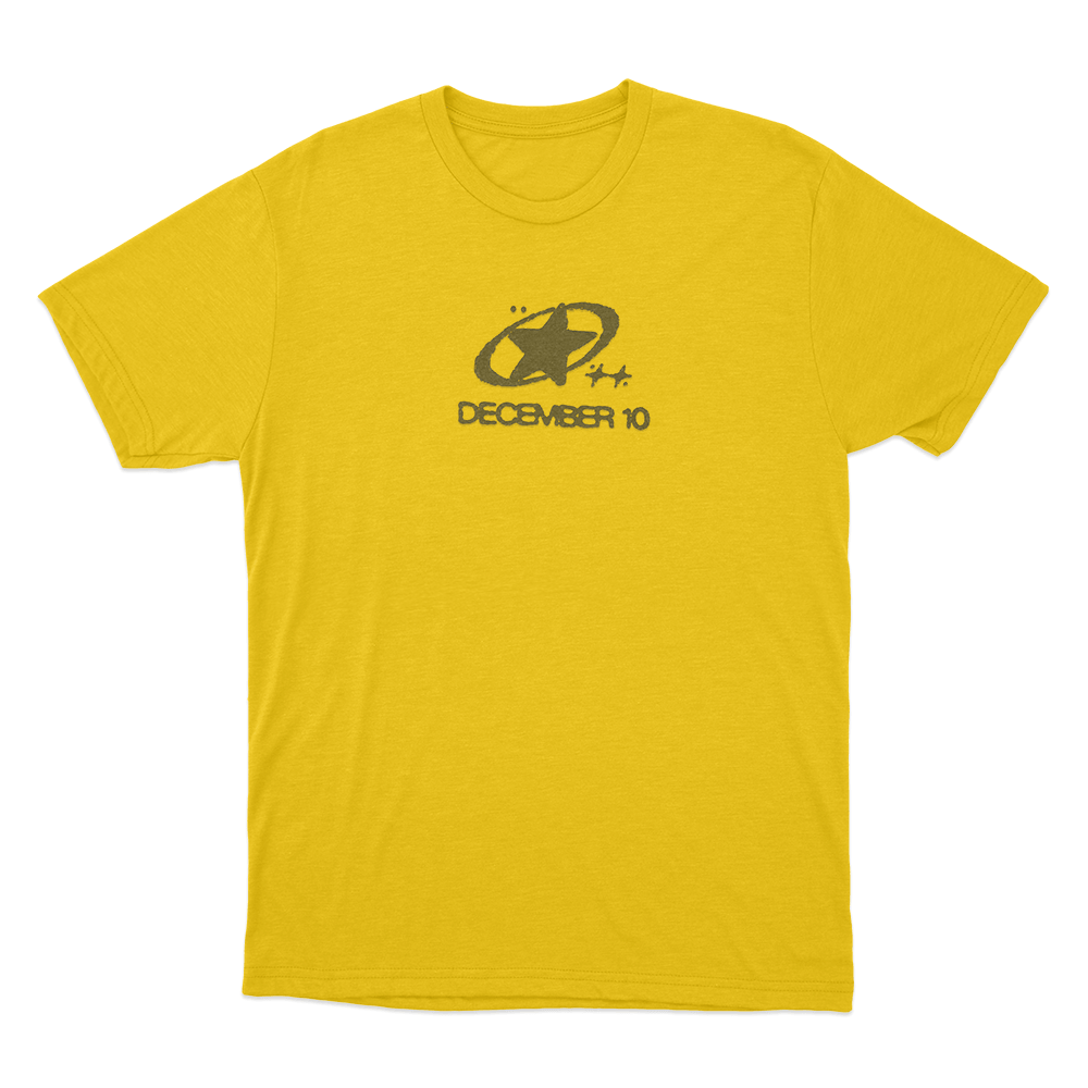 December 10 Planet Star Unisex T Shirt Yellow December 10 Planet Star Unisex T Shirt Yellow