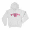 December 10 Stars Unisex Hoodie White