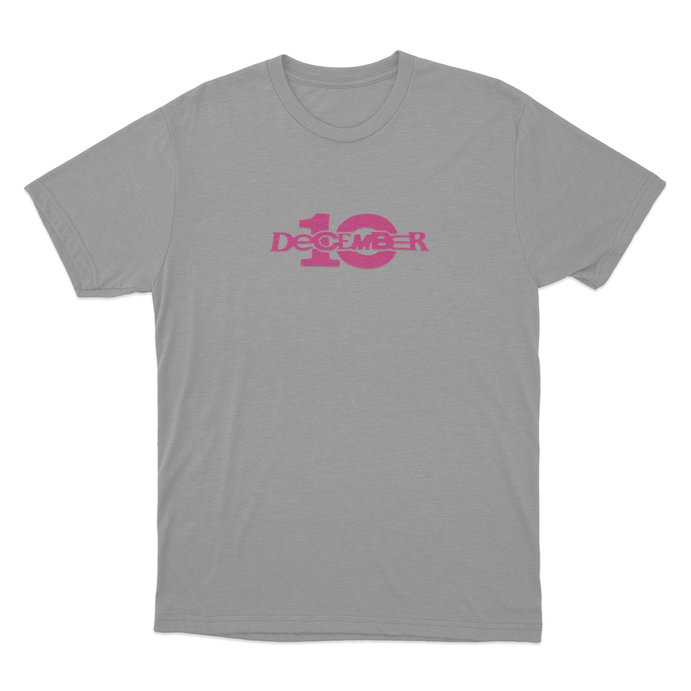December 10 Unisex T Shirt Grey December 10 Unisex T Shirt Grey