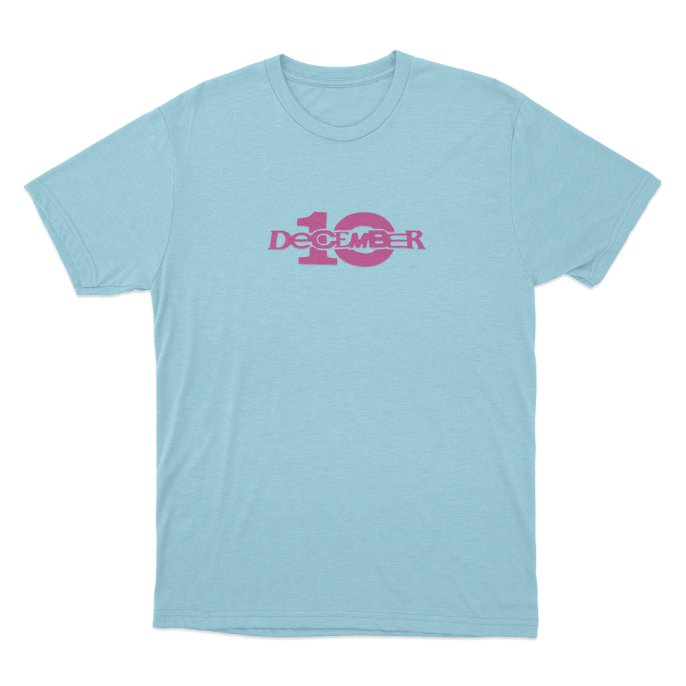 December 10 Unisex T Shirt Sky Blue December 10 Unisex T Shirt Sky Blue